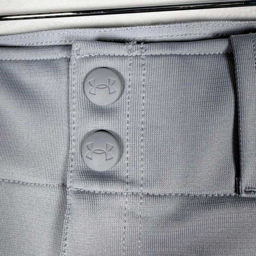 Under Armour‎ Mens HeatGear Baseball Pants Gray Blue Relaxed Fit 3XL NWT